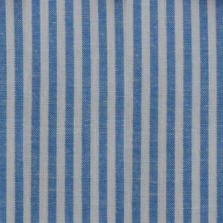 Tessuto 100% cotone 45x50 cm basic blue striped