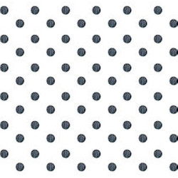 Tessuto per mascherine Interlock 50x40 cm pois