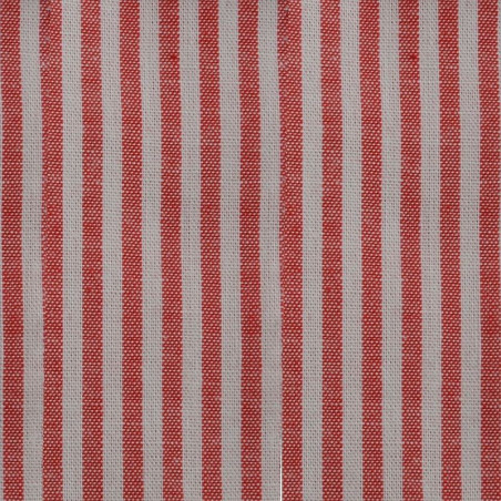 Tessuto 100% cotone 45x50 cm basic red striped