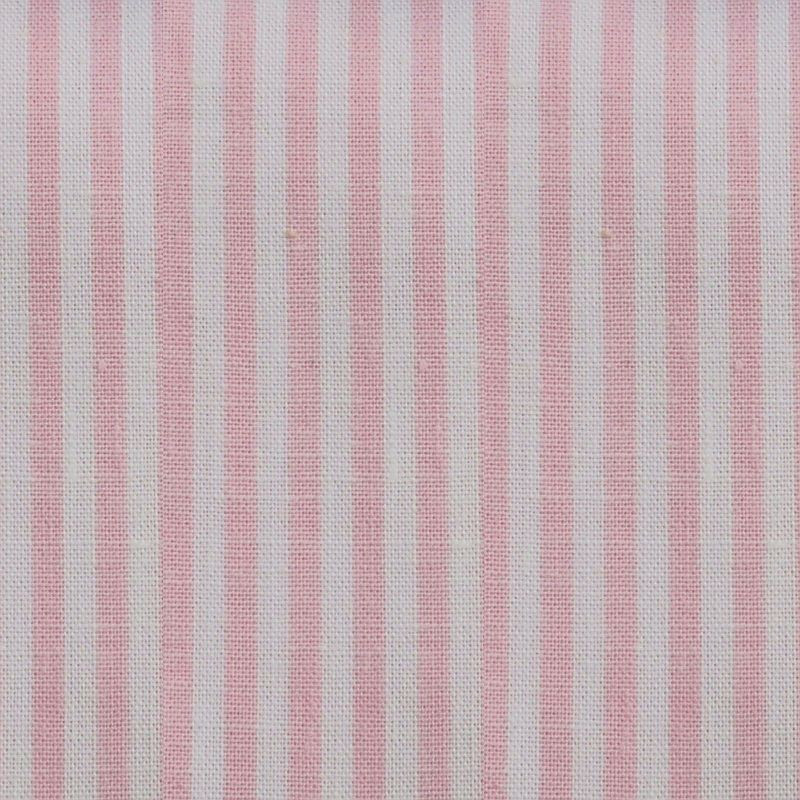 Tessuto 100% cotone 45x50 cm basic light pink striped