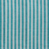 Tessuto 100% cotone 45x50 cm basic turquoise striped