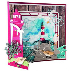 Fustella metallica Marianne Design Creatables gate folding die light house