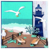Fustella metallica Marianne Design Creatables gate folding die light house