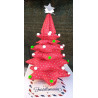 Fustella A4 Albero di natale tridimensionale con stelle a sei punte