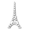 Fustella metallica Torre Eiffel con cuori
