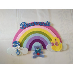 Fustella A4 Arcobaleno e Nuvola