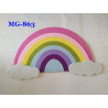 Fustella A4 Arcobaleno e Nuvola