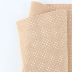 Pannolenci pois 50x45 cm colore beige