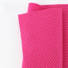 Pannolenci pois 50x45 cm colore fucsia