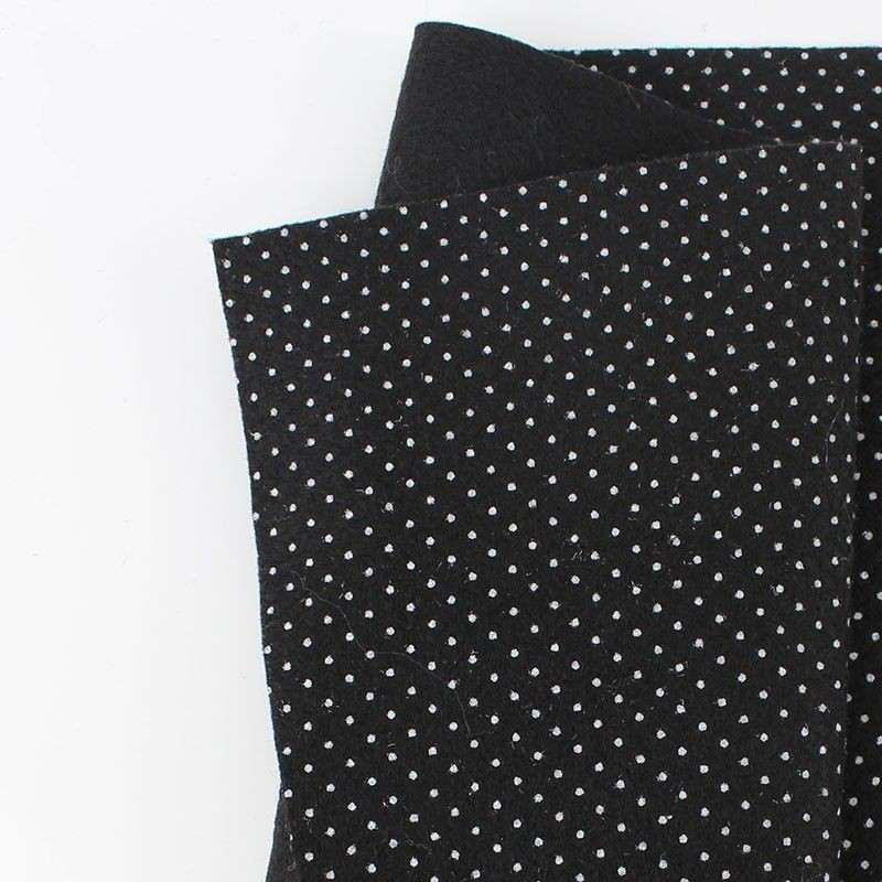 Pannolenci pois 50x45 cm colore nero