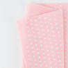 Pannolenci con cuori 50x45 cm colore rosa baby