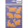 Fustella metallica Nellie's Choice 6 Pussycats