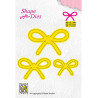 Fustella metallica Nellie's Choice 3x Bow