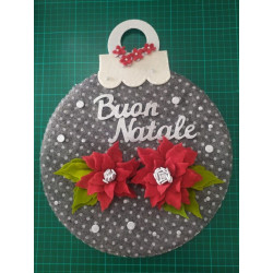 Fustella L Stella di Natale con foglia e pistillo