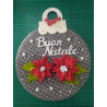 Fustella L Stella di Natale con foglia e pistillo