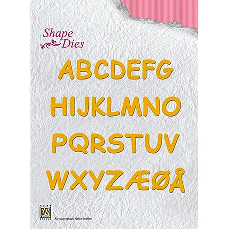 Fustella metallica Nellie's Choice Alphabet