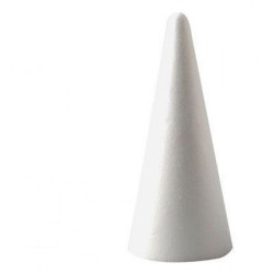 Cono di polistirolo 7x12h cm