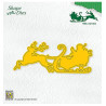 Fustella metallica Nellie's Choice Santa in sledge
