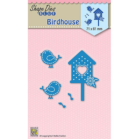 Fustella metallica Nellie's Choice Birdhouse