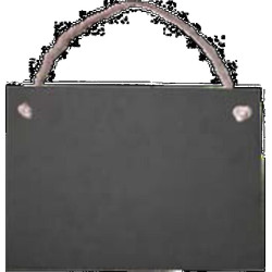 Lavagnetta in ardesia con cordoncino 30x20 cm