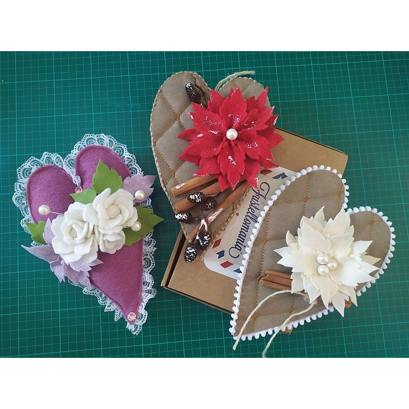 Fustella Fustelle Decorativa Sizzlits Cuori Cuore Fiori Fiore Bordo Bordi Decorazioni Strip Striscia