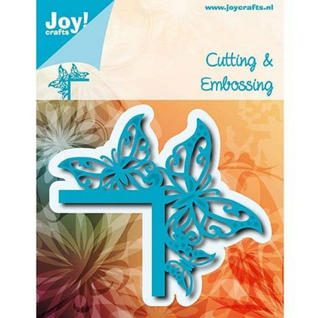 Fustella metallica Joy! Crafts Cutting & Embossing Bordo di Farfalle