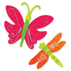 Fustella Sizzix Originals Farfalla e libellula