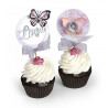 Fustella Sizzix Framelits Set con Timbri - Cupcake Topper by David Tutera