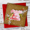 Fustella metallica Auguri di buon Natale