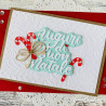 Fustella metallica Auguri di buon Natale