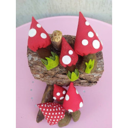 Fustella XL Funghi 3D tre misure