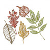 Fustella Sizzix Thinlits Skeleton leaves