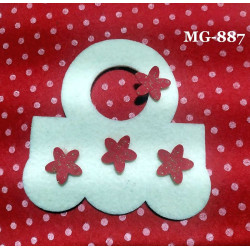 Fustella M Supporto con fiore per palla di Natale