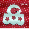 Fustella M Supporto con fiore per palla di Natale