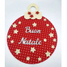 Fustella M Supporto con fiore per palla di Natale