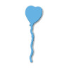 Fustella metallica Palloncino cuore