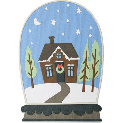 Fustella Sizzix Thinlits Bell jar by Jen Long
