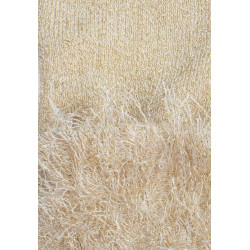 Tubolare Twist Lurex Double Face colore latte 30 cm