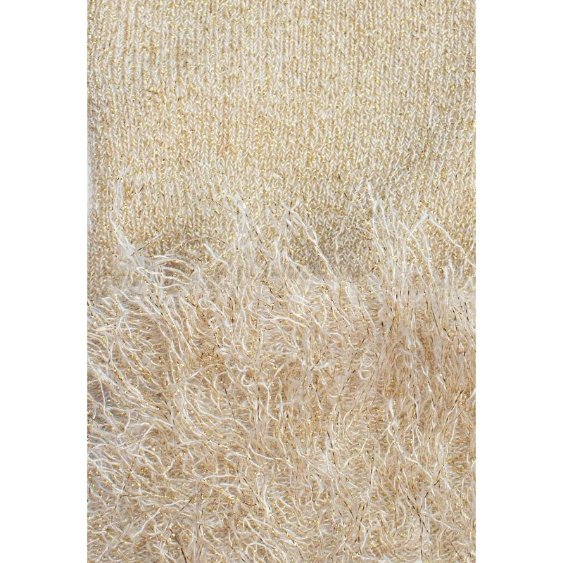 Tubolare Twist Lurex Double Face colore latte 30 cm