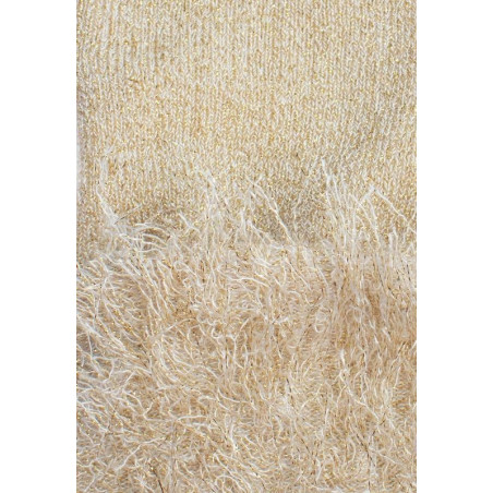 Tubolare Twist Lurex Double Face colore latte 30 cm