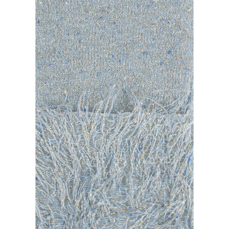Tubolare Twist Lurex Double Face colore avio 30 cm