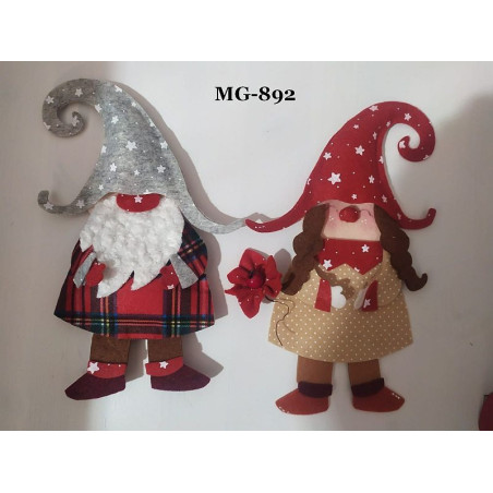 Fustella XL Gnometta Ilde e gnomo Carletto