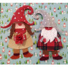 Fustella XL Gnometta Ilde e gnomo Carletto