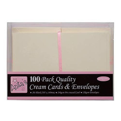 Set 100 buste Anita's formato A6 colore crema