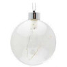 Sfera di vetro con LED batterie incluse