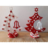 Fustella A4 Albero stella e campana tridimensionale