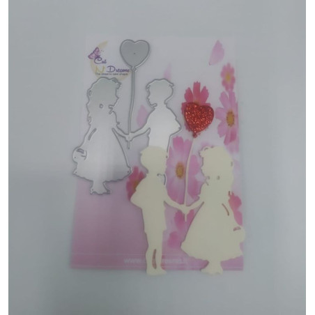 Fustella metallica Fidanzati San Valentino