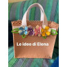 Fustella tripla XL Borsa con bordi smerlati Kit 3 fustelle