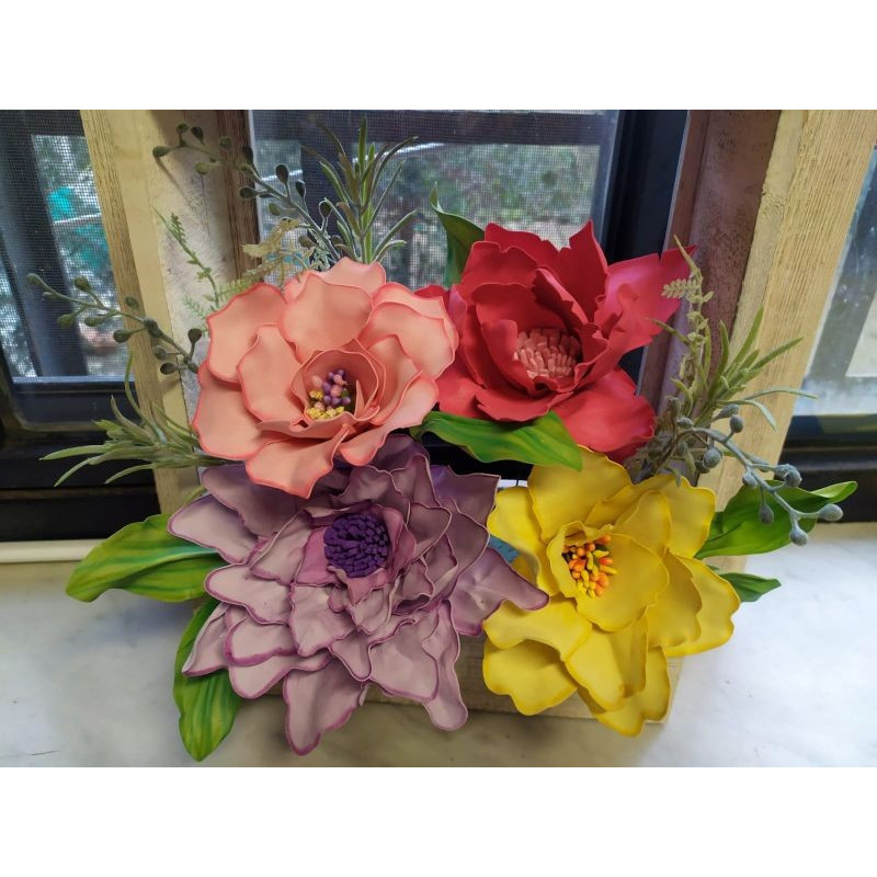 Set Di 5 Fustelle Per Stencil Fiori Primaverili - Farfalla, Ape, Fiori - Acciaio Per Fustellatrici - 2