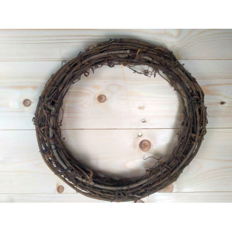 Ghirlanda di rafia 25 cm
